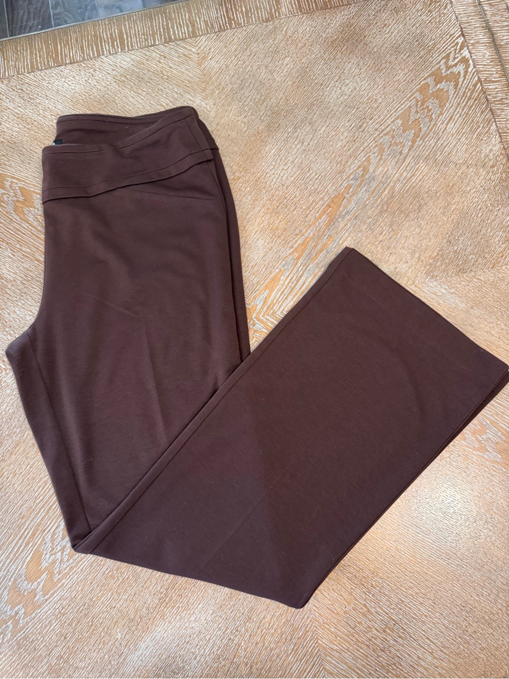 Zac & Rachel Brown Flare Pants Large business career casual Waist 36” Inseam 31”